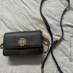 Tory Burch Black Leather Crossbody Bag